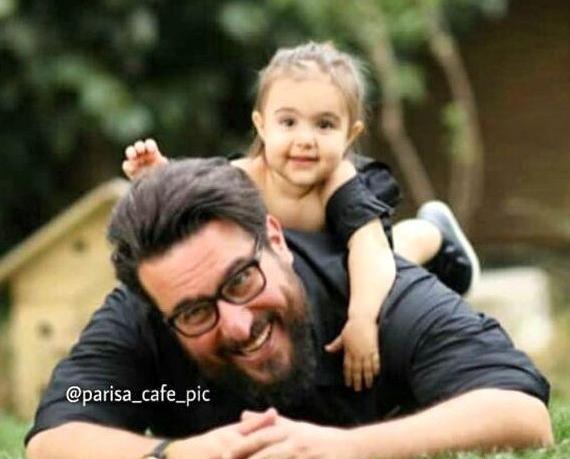 عکس پروفایل پدر دختری با متن