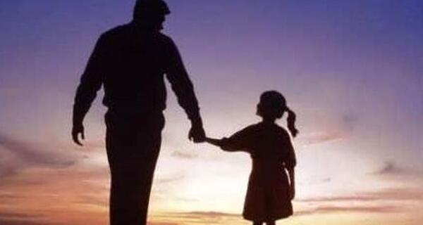 عکس پروفایل پدر دختری با متن