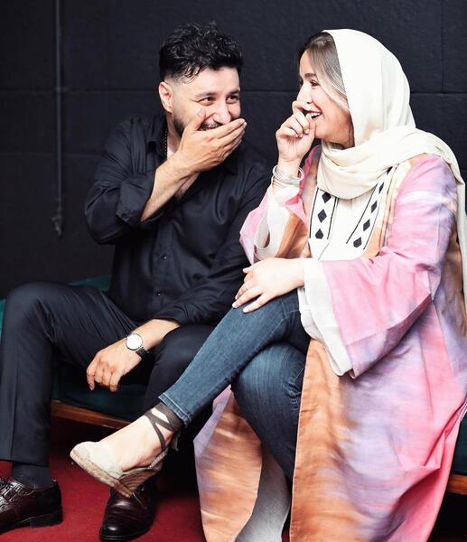 عکس همسر دوم جواد عزتی