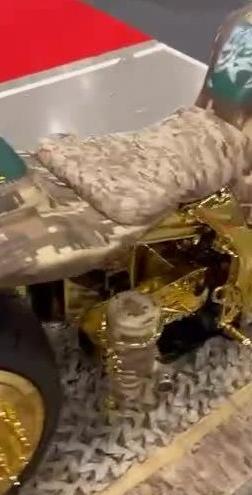 عکس موتور طلا رونالدو