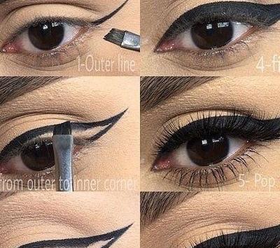عکس چشم دختر با خط چشم