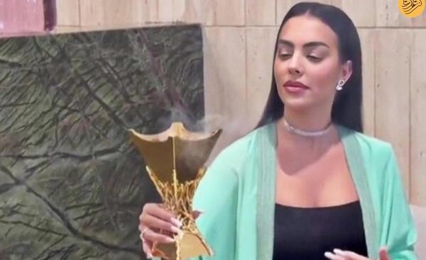 عکس زن رونالدو در جام جهانی