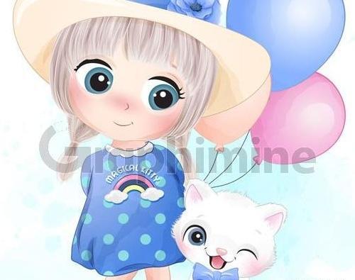 عکس پروفایل دختر گربه ای