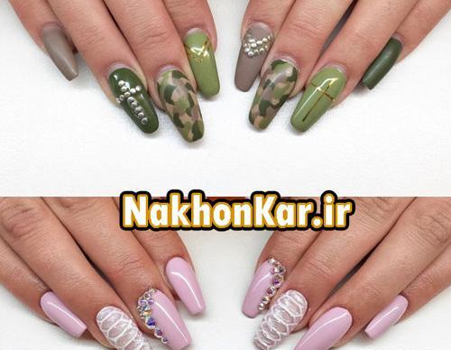 عکس کاشت ناخن ژل