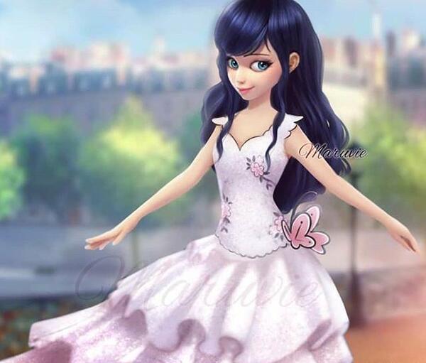 عکس زیبای لیدی باگ و کت نوار