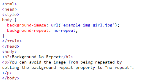 عکس تصویر پس زمینه در html