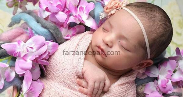 عکس دختر یک ماهه