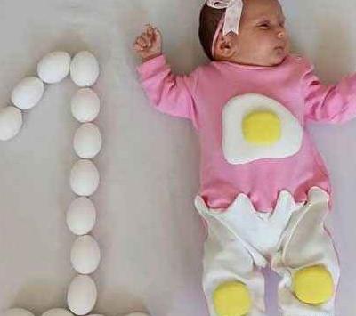 عکس دختر یک ماهه