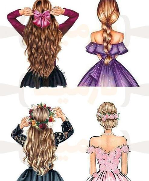 عکس دختر پاییزی برای روی کیک