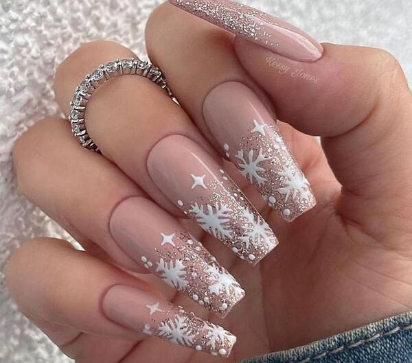 عکس طرح ناخن کریسمس ۲۰۲۰