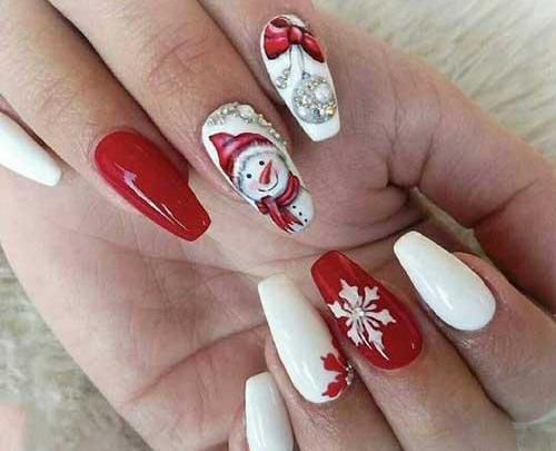 عکس طرح ناخن کریسمس ۲۰۲۰