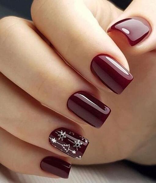 عکس طرح ناخن کریسمس ۲۰۲۰