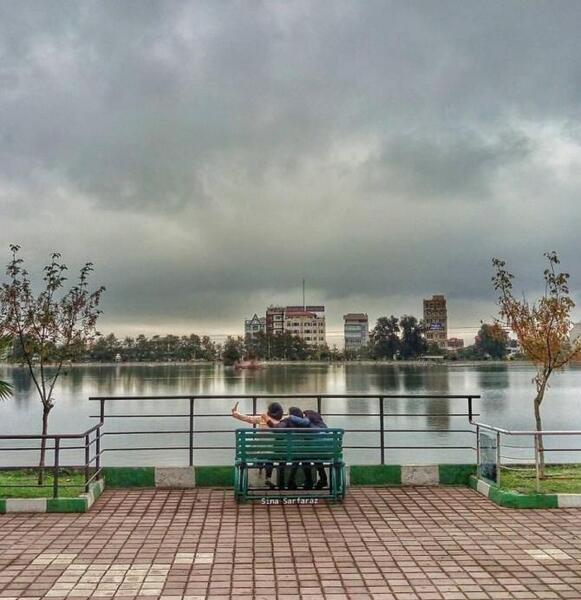 عکس دریای لاهیجان