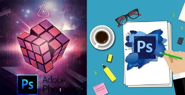 عکس بازی مکعب برای فتوشاپ