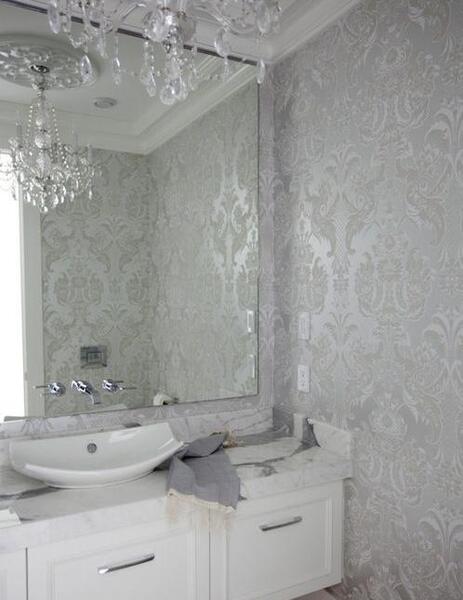 عکس کاغذ دیواری نقره ای