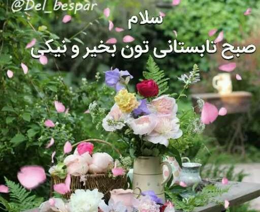 عکس نوشته صبح تابستانی بخیر