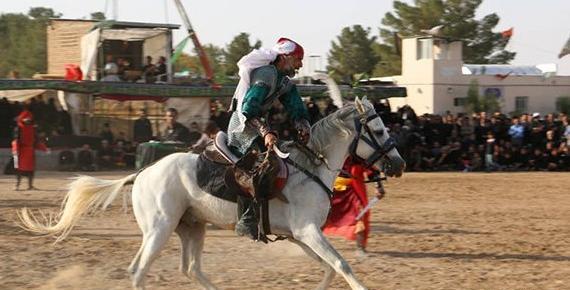 عکس ذوالجناح در روز عاشورا