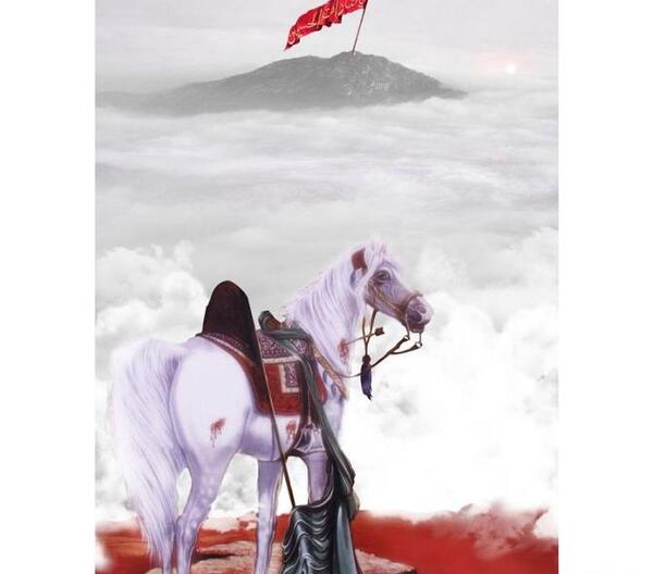 عکس ذوالجناح در روز عاشورا