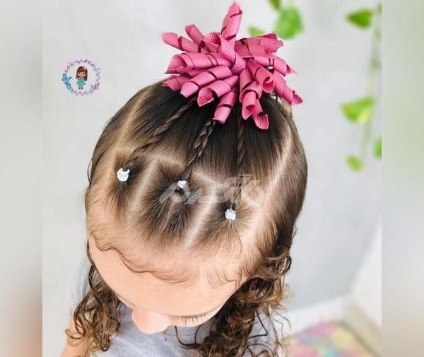 عکس بافت مو رنگی
