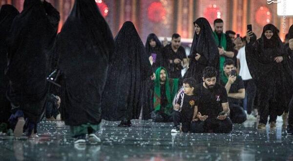 عکس چادری در کربلا