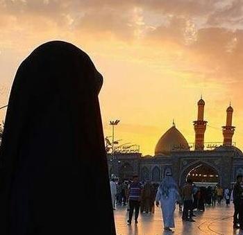 عکس چادری در کربلا