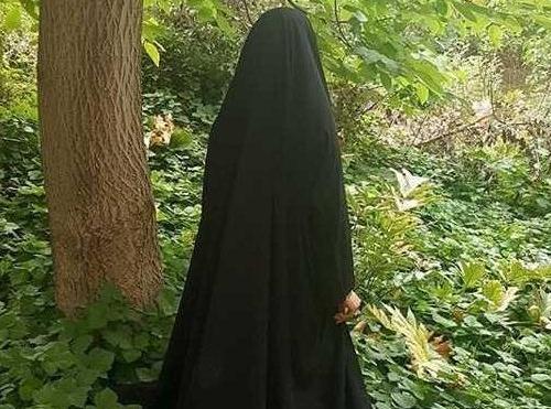 عکس دختر از پشت سر باحجاب