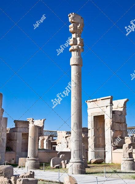 عکس ستون تخت جمشید