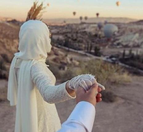 عکس پروفایل با حجاب عاشقانه