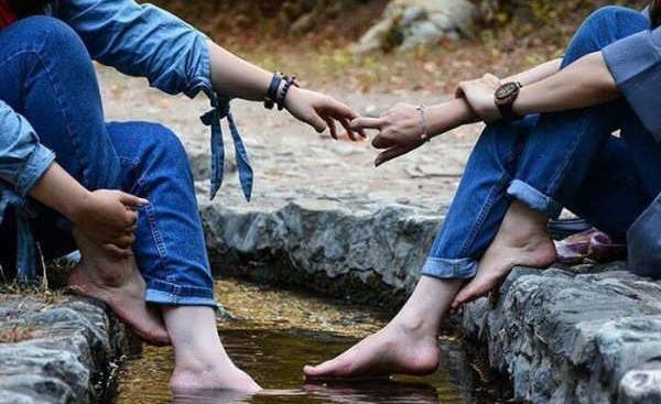 عکس پا دونفره