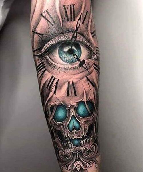 عکس تاتو روی مچ دست جدید