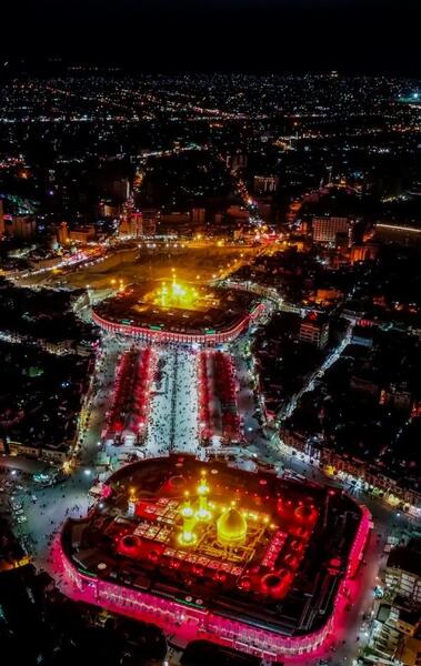 عکس بین الحرمین از بالا