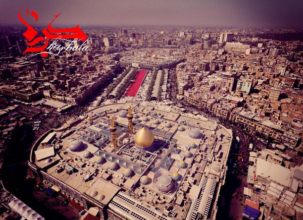 عکس بین الحرمین از بالا