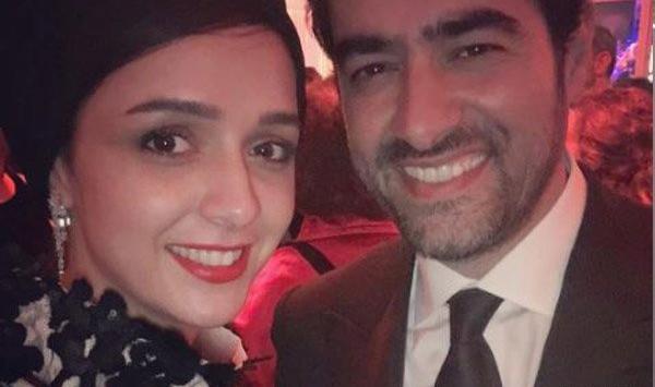 عکس ترانه علیدوستی با شهاب حسینی