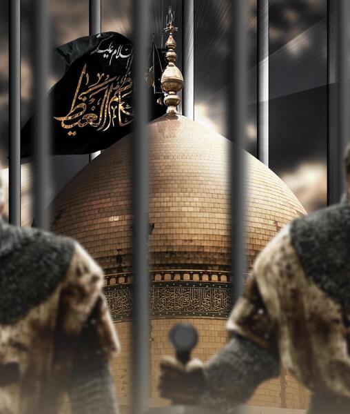 عکس نوشته شهادت امام کاظم علیه السلام