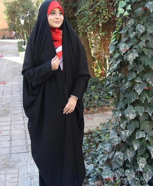 عکس دختر ایرانی ساده ۱۶ ساله با حجاب