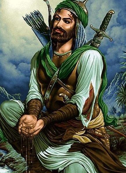 عکس امام حسین شهید شده