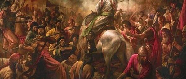 عکس امام حسین شهید شده