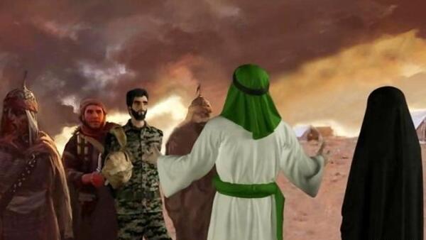 عکس امام حسین شهید شده
