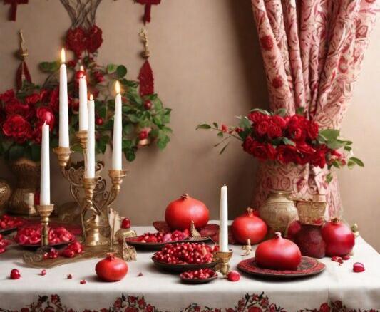 عکس ایده واسه تزیین شب یلدا