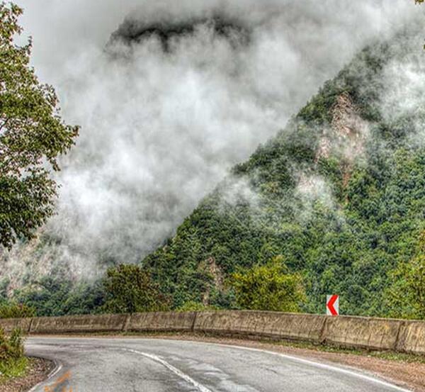 عکس جاده جدید شمال