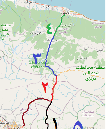 عکس جاده جدید شمال