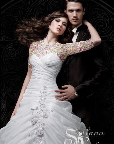 عکس عروس و داماد دسته گل