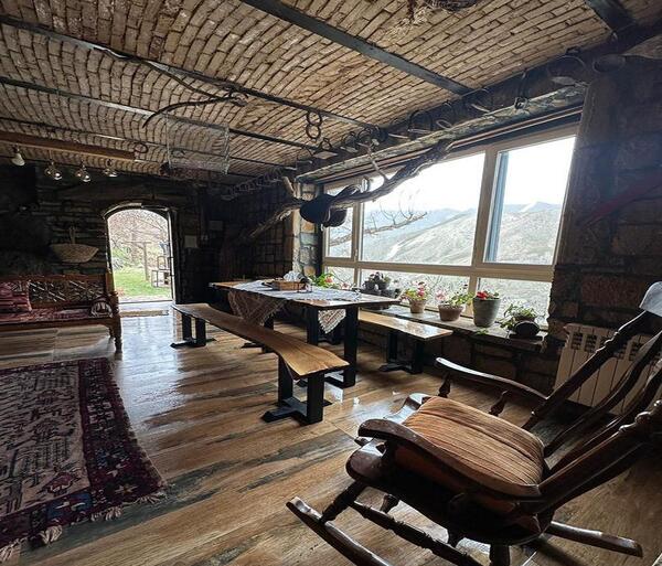 عکس کلبه سنگی