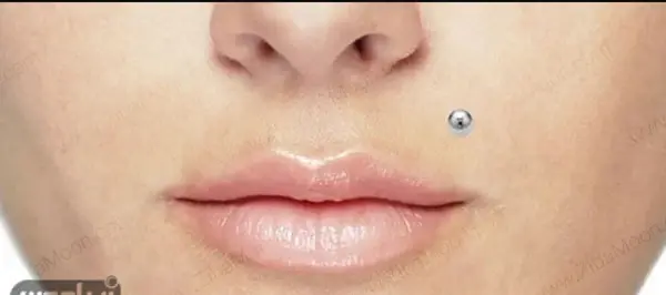 عکس پیرسینگ لب و ابرو