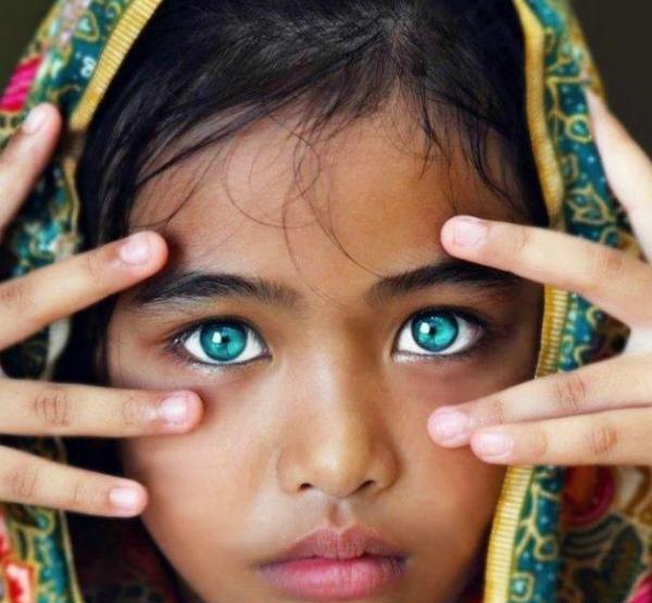 عکس زیباترین چشم دختر افغانی