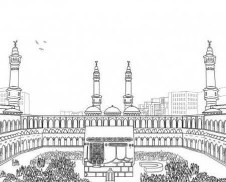 عکس طواف در خانه خدا