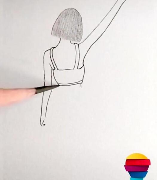 عکس نقاشی دخترانه آسان جدید