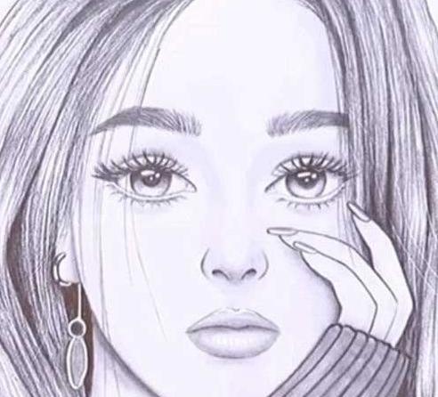 عکس نقاشی دخترانه آسان جدید