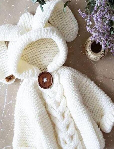 عکس لباس بافتنی نوزاد