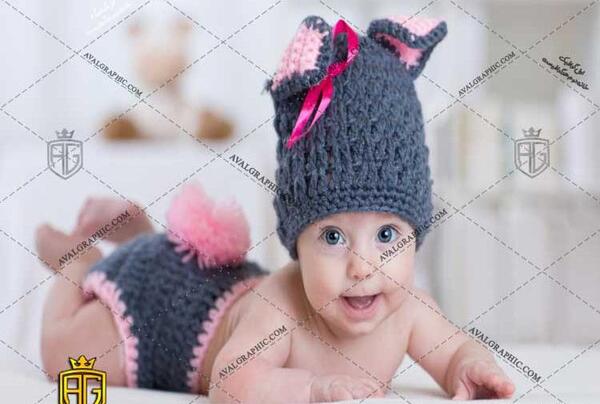 عکس لباس بافتنی نوزاد